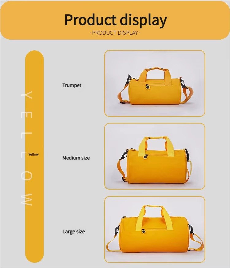 Lightweight Shoulder Gym Yoga Bag Add Button Handle Cute Duffle Waterproof Travel Duffel Bags For Kids and detail image