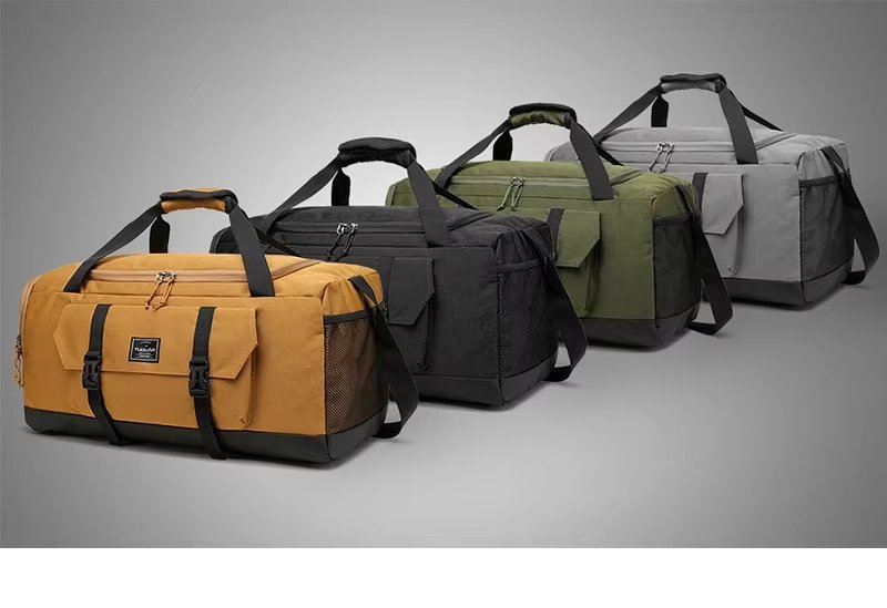Waterproof Shoe Compartment Canvas Sports Travel Duffel Bag product detail