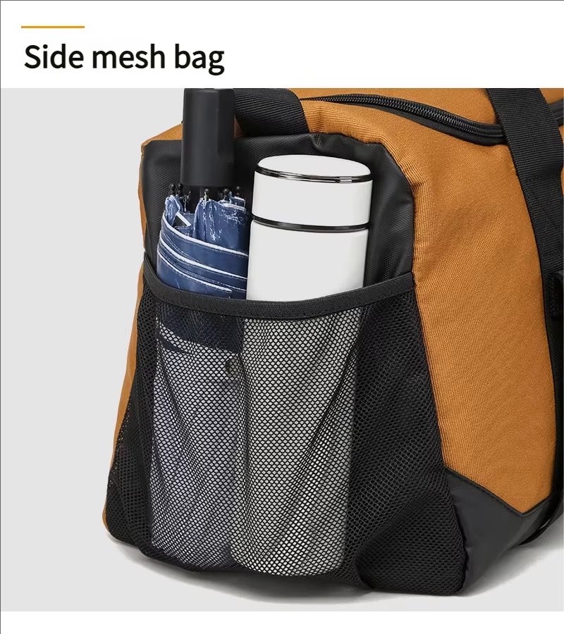 Waterproof Shoe Compartment Canvas Sports Travel Duffel Bag product detail