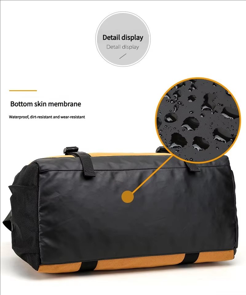 Waterproof Shoe Compartment Canvas Sports Travel Duffel Bag product detail
