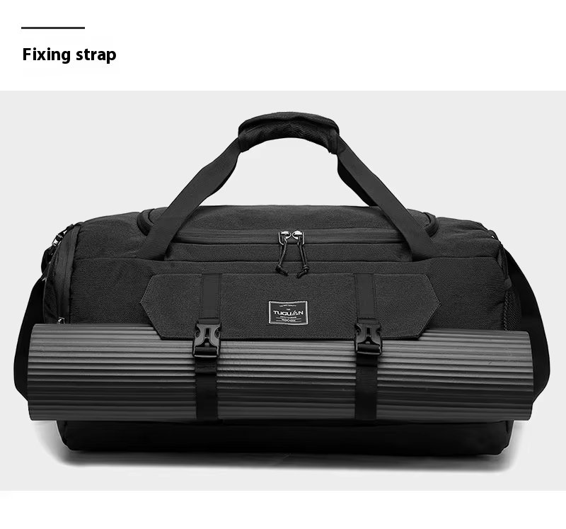 Waterproof Shoe Compartment Canvas Sports Travel Duffel Bag product detail