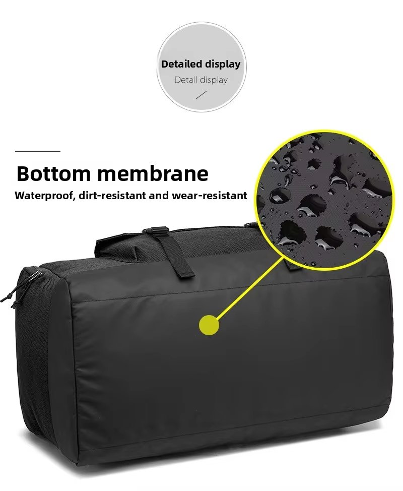 Waterproof Shoe Compartment Canvas Sports Travel Duffel Bag product detail