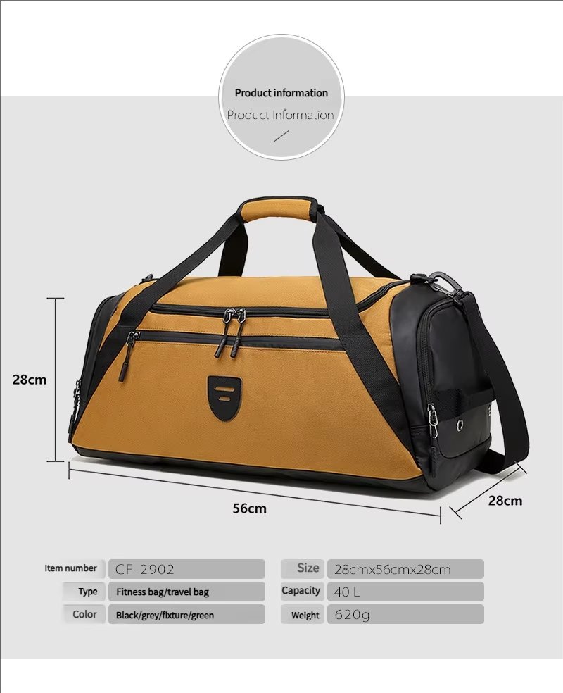 Waterproof Polyester Weekend Travel Garment Duffel Bag product detail