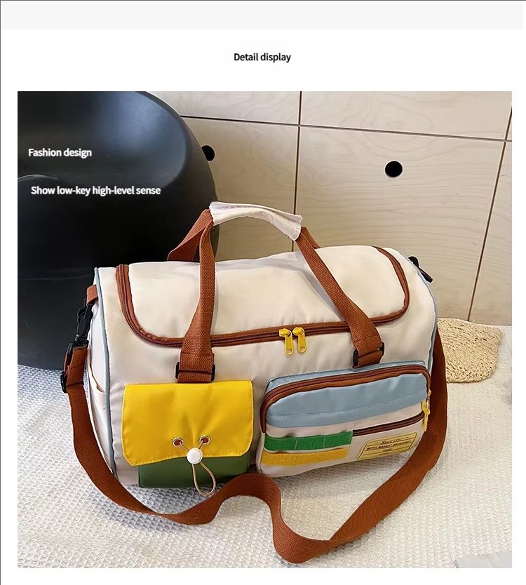Waterproof Oxford Weekend Travel Yoga Duffel Bag product detail