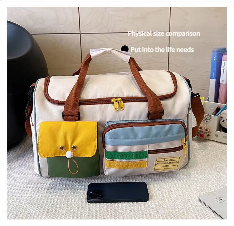 Waterproof Oxford Weekend Travel Yoga Duffel Bag product detail