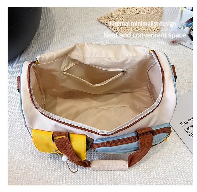 Waterproof Oxford Weekend Travel Yoga Duffel Bag product detail