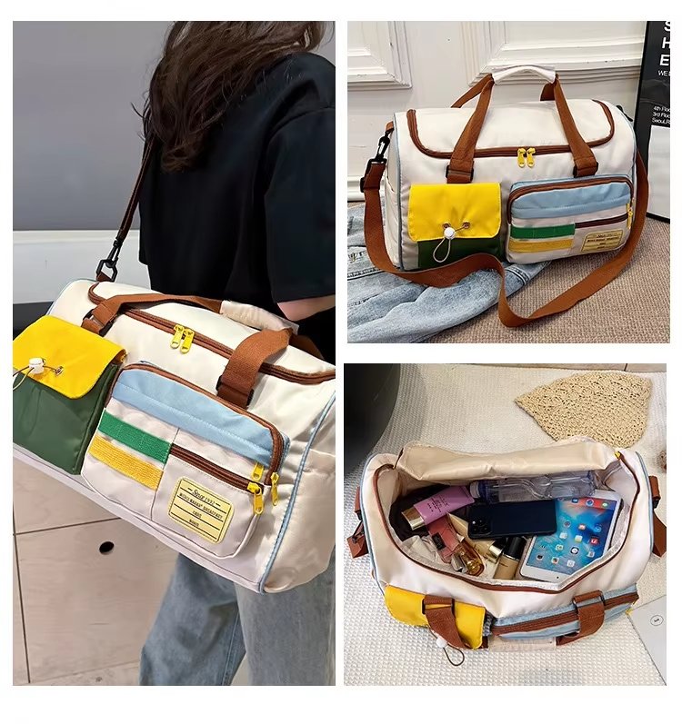 Waterproof Oxford Weekend Travel Yoga Duffel Bag product detail