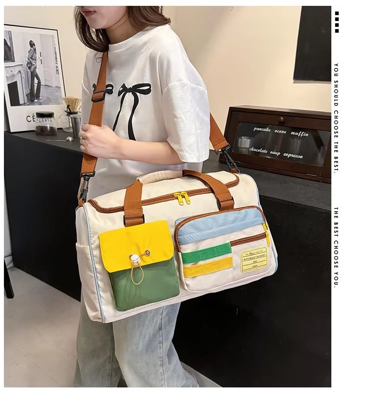 Waterproof Oxford Weekend Travel Yoga Duffel Bag product detail
