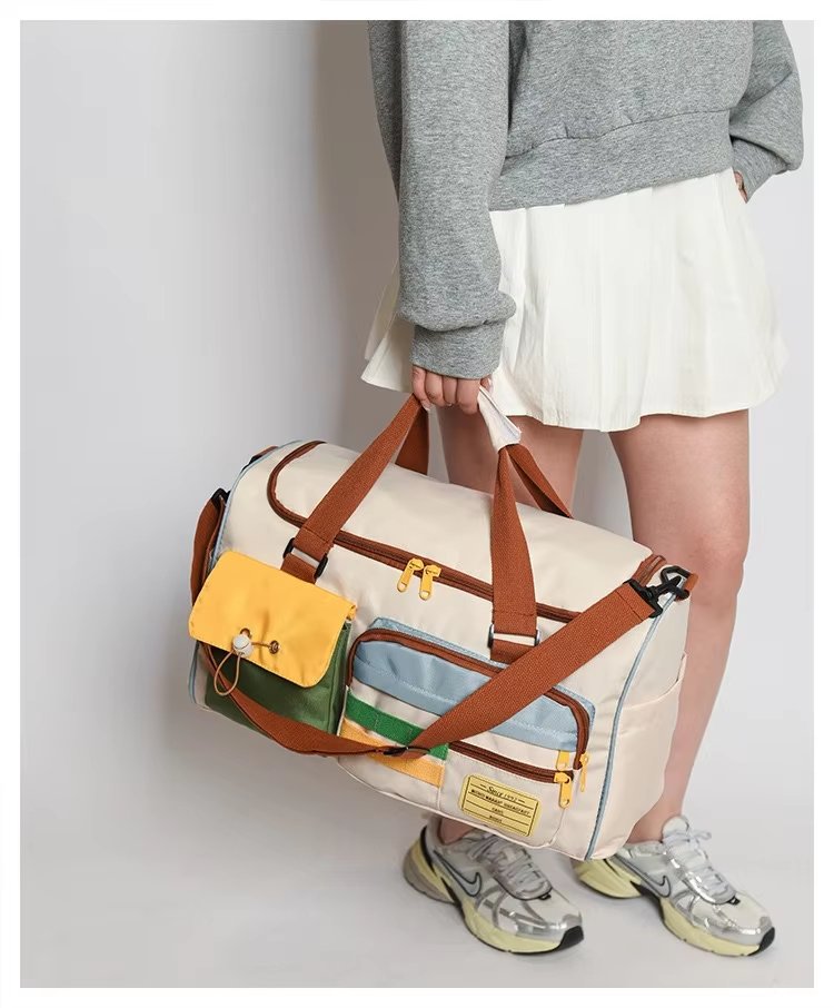 Waterproof Oxford Weekend Travel Yoga Duffel Bag product detail