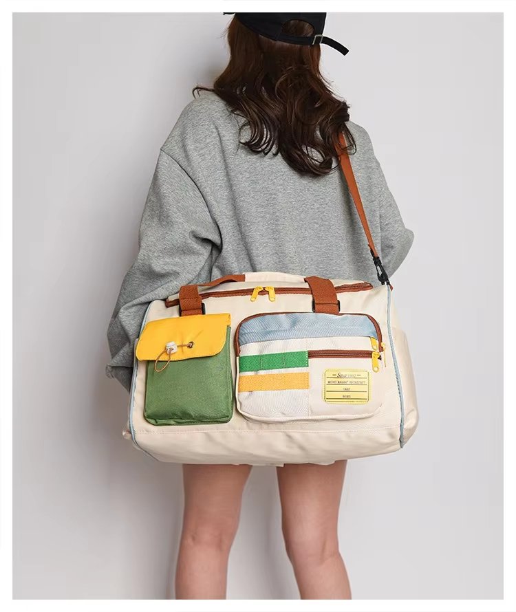 Waterproof Oxford Weekend Travel Yoga Duffel Bag product detail