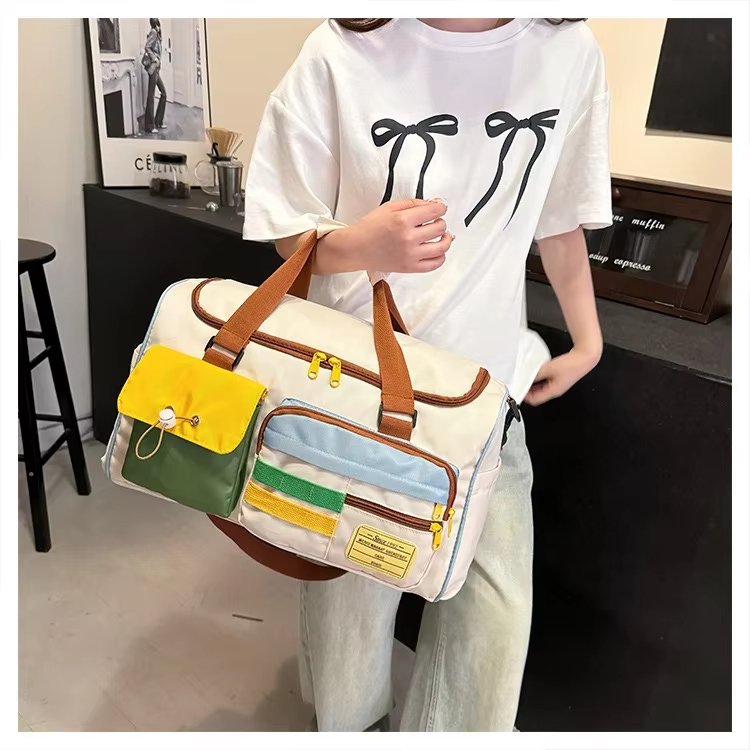 Waterproof Oxford Weekend Travel Yoga Duffel Bag product detail