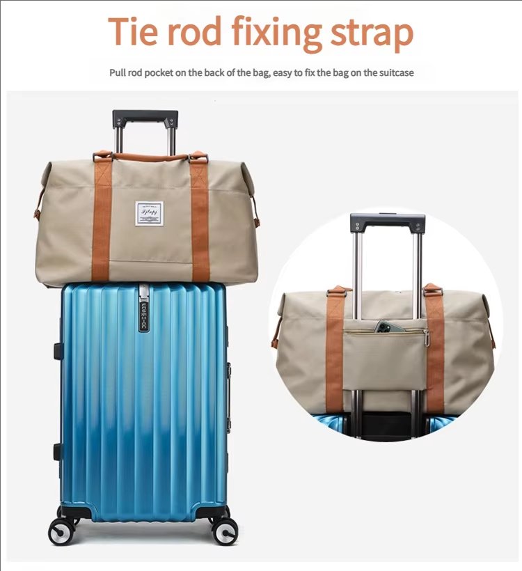 Waterproof Travel Duffel Bag Outdoor Sports Tote Gym Shoulder Yoga Handbags Portable Luggage Storage - product detail