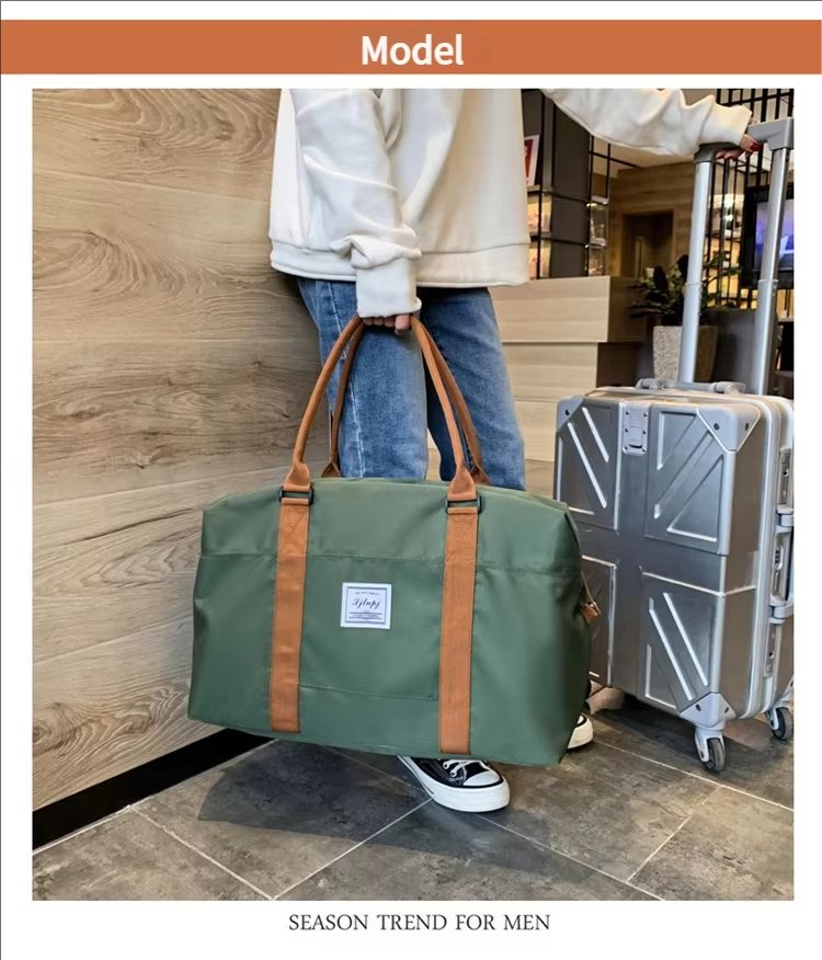 Waterproof Travel Duffel Bag Outdoor Sports Tote Gym Shoulder Yoga Handbags Portable Luggage Storage - product detail