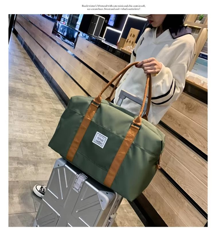 Waterproof Travel Duffel Bag Outdoor Sports Tote Gym Shoulder Yoga Handbags Portable Luggage Storage - product detail