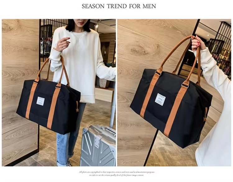 Waterproof Travel Duffel Bag Outdoor Sports Tote Gym Shoulder Yoga Handbags Portable Luggage Storage - product detail