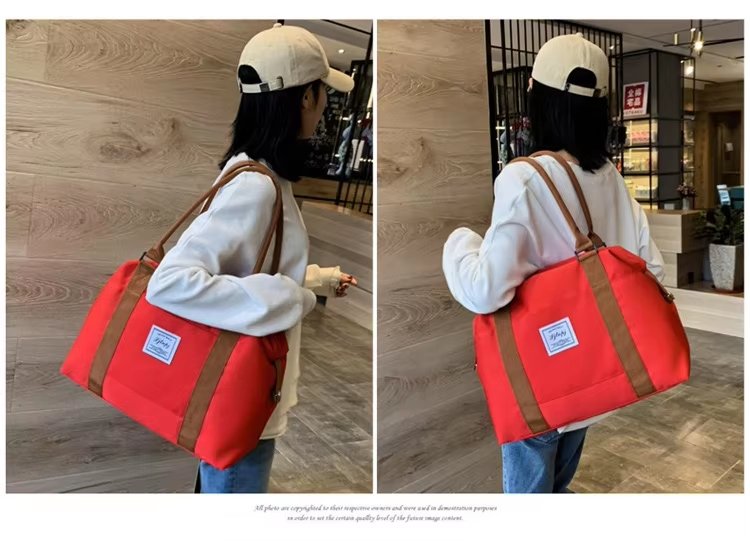 Waterproof Travel Duffel Bag Outdoor Sports Tote Gym Shoulder Yoga Handbags Portable Luggage Storage - product detail