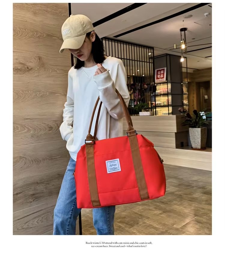 Waterproof Travel Duffel Bag Outdoor Sports Tote Gym Shoulder Yoga Handbags Portable Luggage Storage - product detail