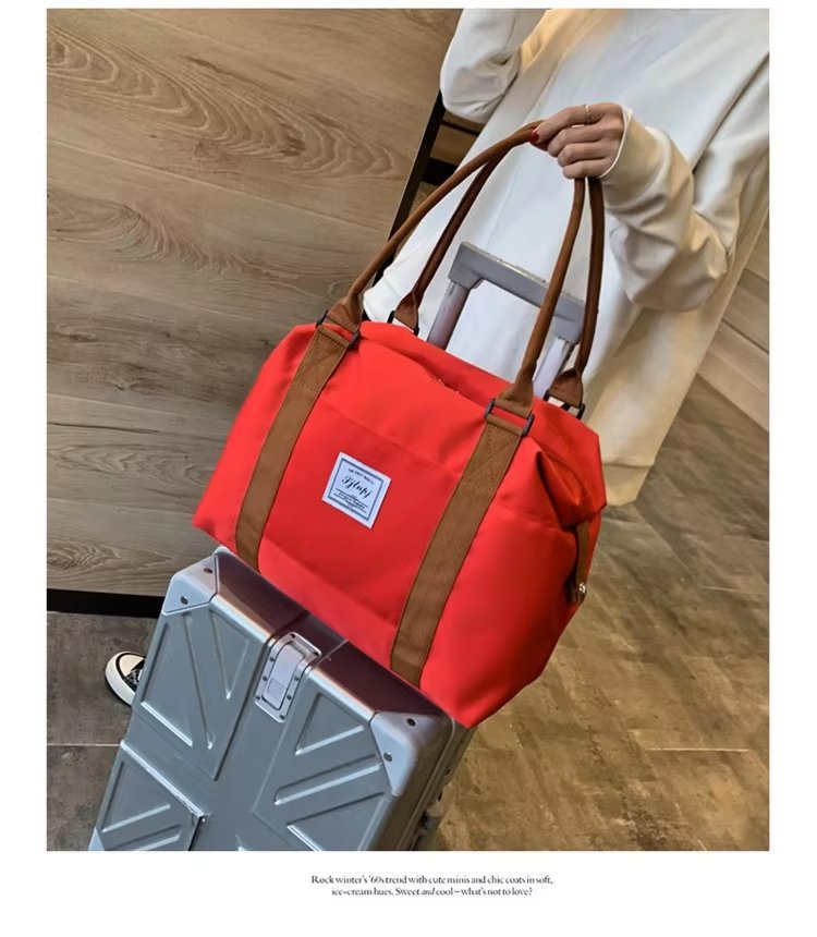 Waterproof Travel Duffel Bag Outdoor Sports Tote Gym Shoulder Yoga Handbags Portable Luggage Storage - product detail