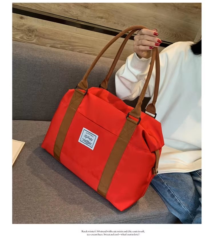 Waterproof Travel Duffel Bag Outdoor Sports Tote Gym Shoulder Yoga Handbags Portable Luggage Storage - product detail