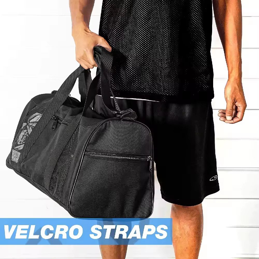 Large Capacity Tote Travel Gym Duffel Bag Lightweight Field Hockey Bag Mesh Breathable Boxing Sports Fitness Bag detail image