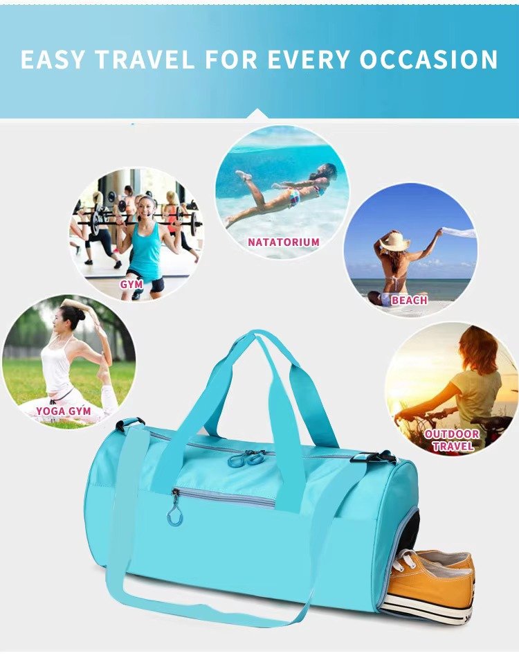 Large Capacity Luggage Travelling Duffle Bag Tote Bag with Logo Waterproof Hand-Held Shoulder Sport Gym Travel Duffel Bag detail image