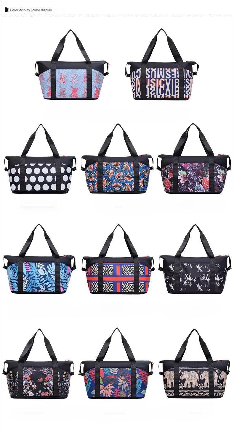 Waterproof Large Capacity Foldable Dry Wet Separation Lightweight Multi-function Travel Tote Bag - product detail