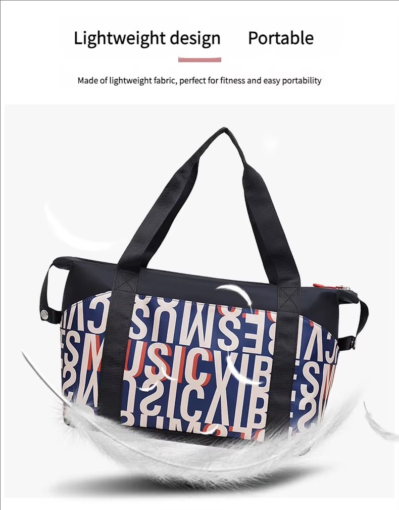 Waterproof Large Capacity Foldable Dry Wet Separation Lightweight Multi-function Travel Tote Bag - product detail