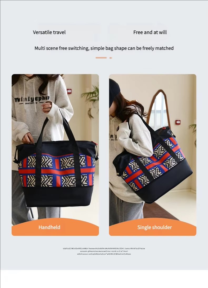 Waterproof Large Capacity Foldable Dry Wet Separation Lightweight Multi-function Travel Tote Bag - product detail