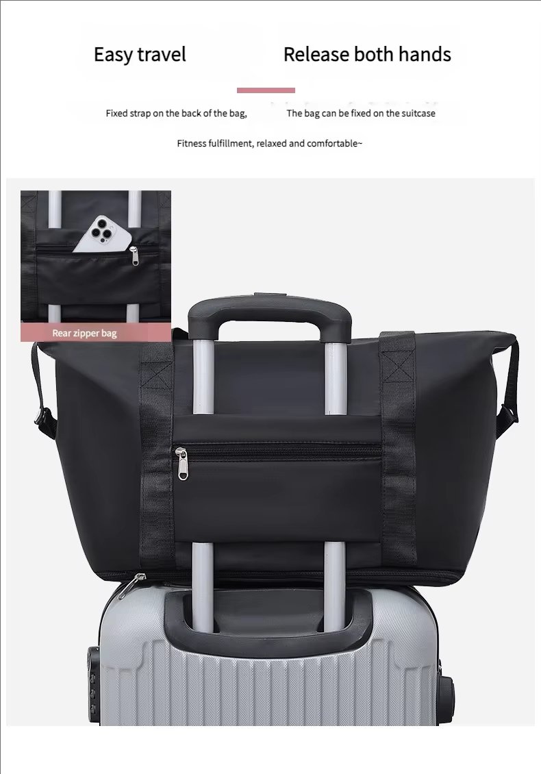 Waterproof Large Capacity Foldable Dry Wet Separation Lightweight Multi-function Travel Tote Bag - product detail