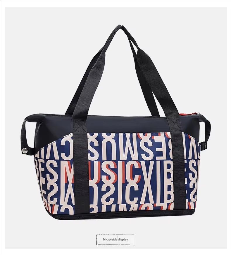 Waterproof Large Capacity Foldable Dry Wet Separation Lightweight Multi-function Travel Tote Bag - product detail