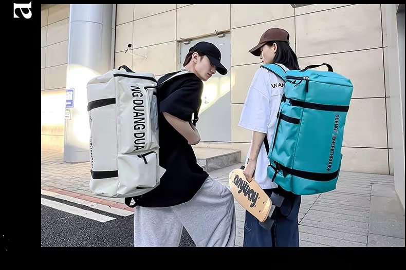 Large Capacity Gym Sports Travel Outdoor Duffel Backpack - product detail