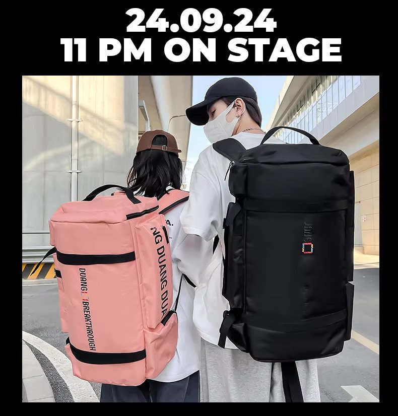 Large Capacity Gym Sports Travel Outdoor Duffel Backpack - product detail