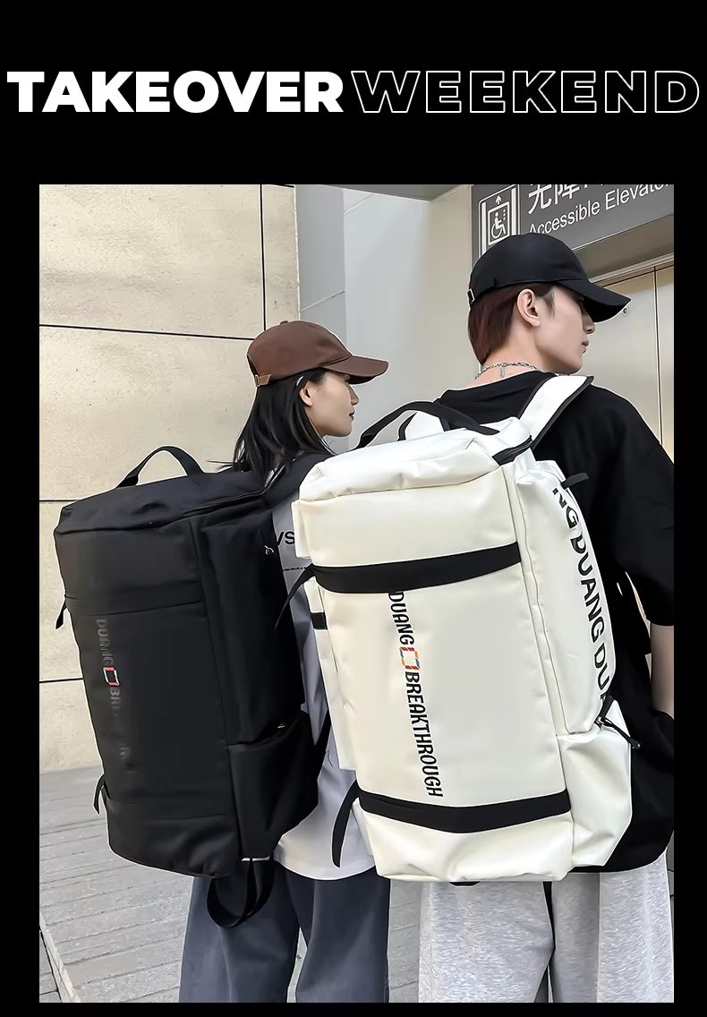 Large Capacity Gym Sports Travel Outdoor Duffel Backpack - product detail