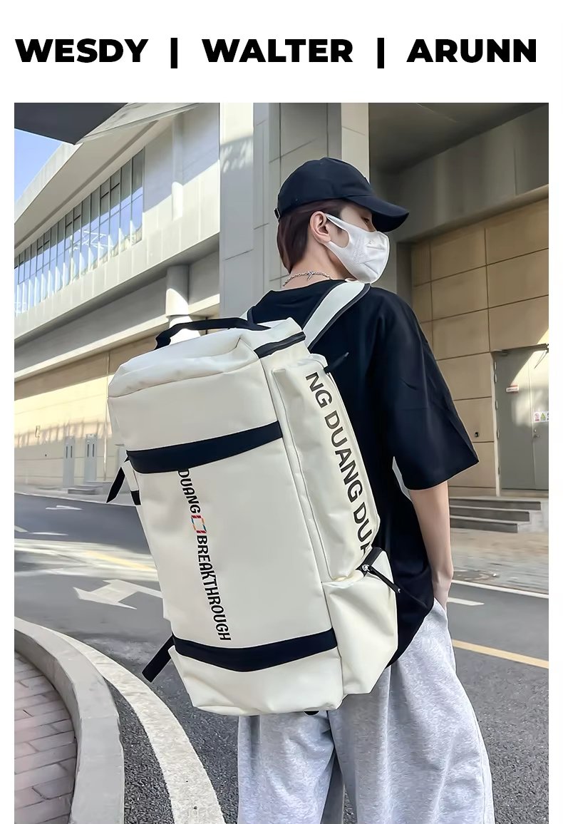 Large Capacity Gym Sports Travel Outdoor Duffel Backpack - product detail