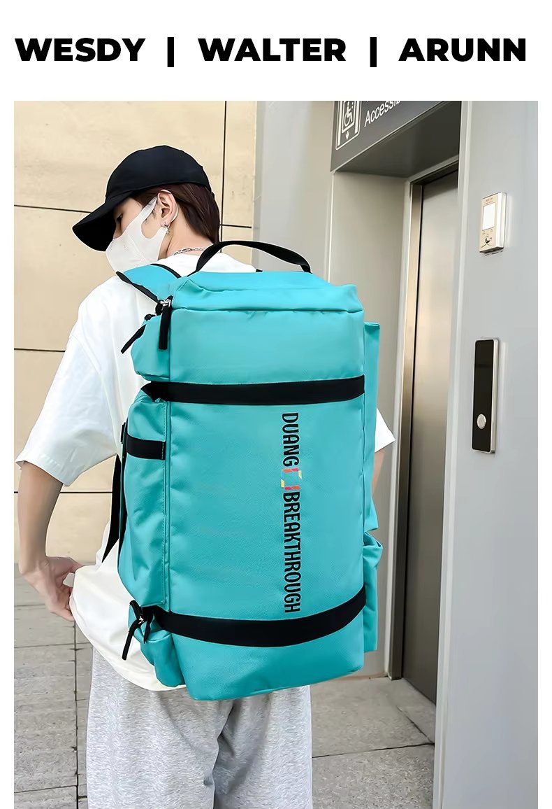 Large Capacity Gym Sports Travel Outdoor Duffel Backpack - product detail