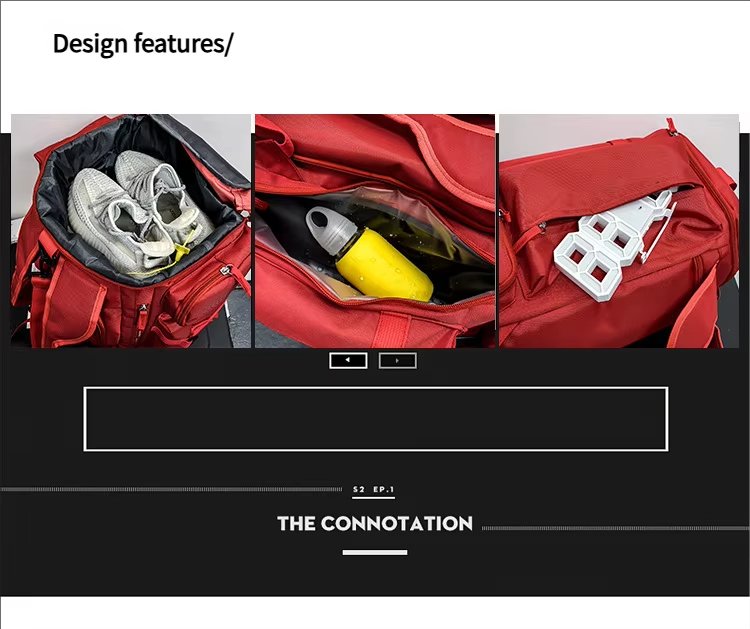 Waterproof Large Capacity Dry Wet Separation Multi-function Gym Sports Outdoor Duffel Backpack - product detail