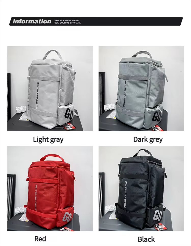 Waterproof Large Capacity Dry Wet Separation Multi-function Gym Sports Outdoor Duffel Backpack - product detail