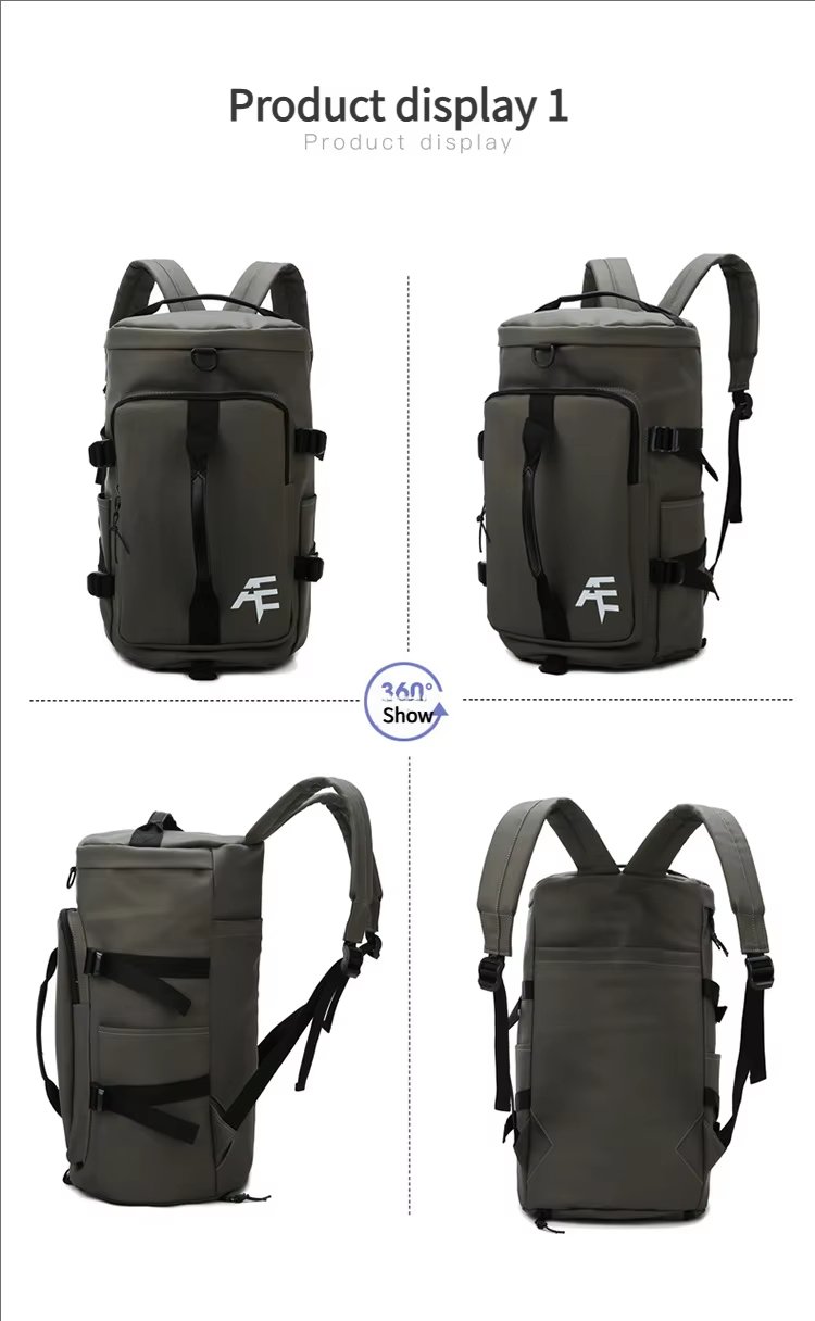 Waterproof Large Capacity Multi-function Gym Sports Travel Outdoor Hiking Duffel Backpack - product detail