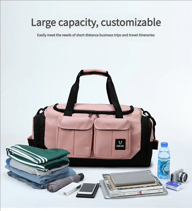 Large Capacity Heavy Duty Dry Wet Separation Waterproof Gym Fitness Bag Weekender Travel Duffel Backpack - product detail