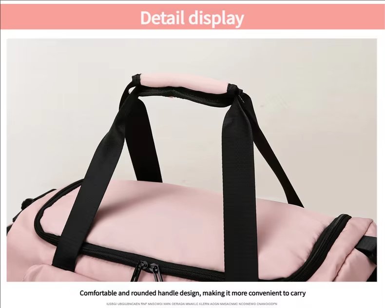 Large Capacity Heavy Duty Dry Wet Separation Waterproof Gym Fitness Bag Weekender Travel Duffel Backpack - product detail