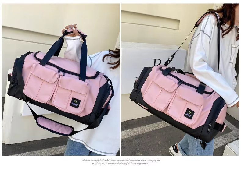 Large Capacity Heavy Duty Dry Wet Separation Waterproof Gym Fitness Bag Weekender Travel Duffel Backpack - product detail