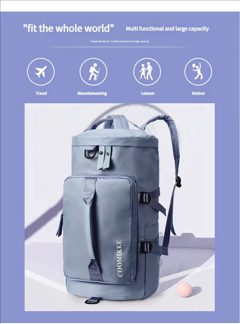 Oxford Waterproof Large Capacity Multi-function Gym Sports Professional Duffel Backpack - product detail