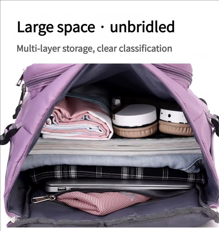 Waterproof Large Capacity Multi-function Gym Sports Travel Hiking Duffel Backpack - product detail