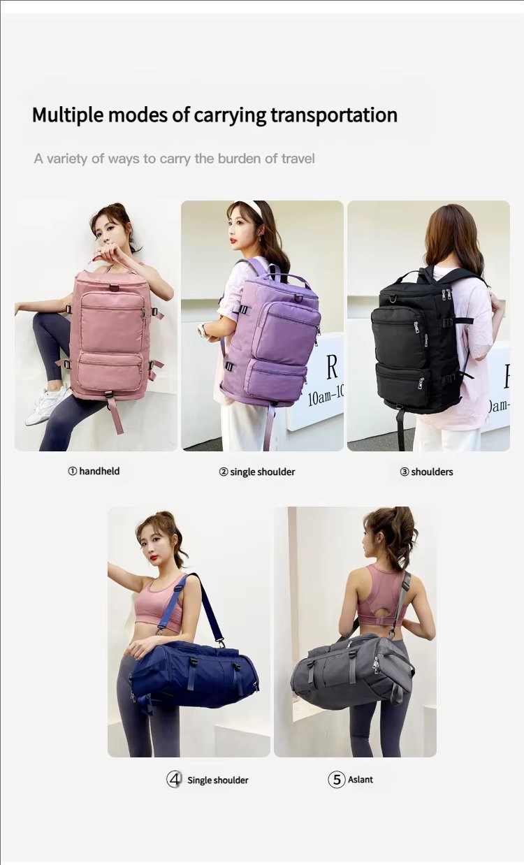 Waterproof Large Capacity Multi-function Gym Sports Travel Hiking Duffel Backpack - product detail