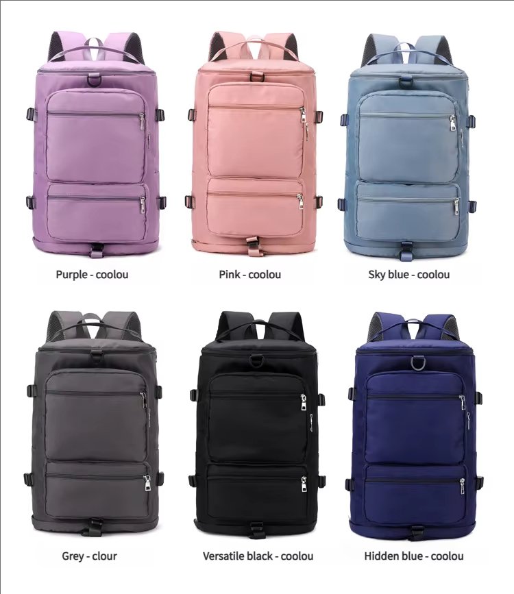 Waterproof Large Capacity Multi-function Gym Sports Travel Hiking Duffel Backpack - product detail