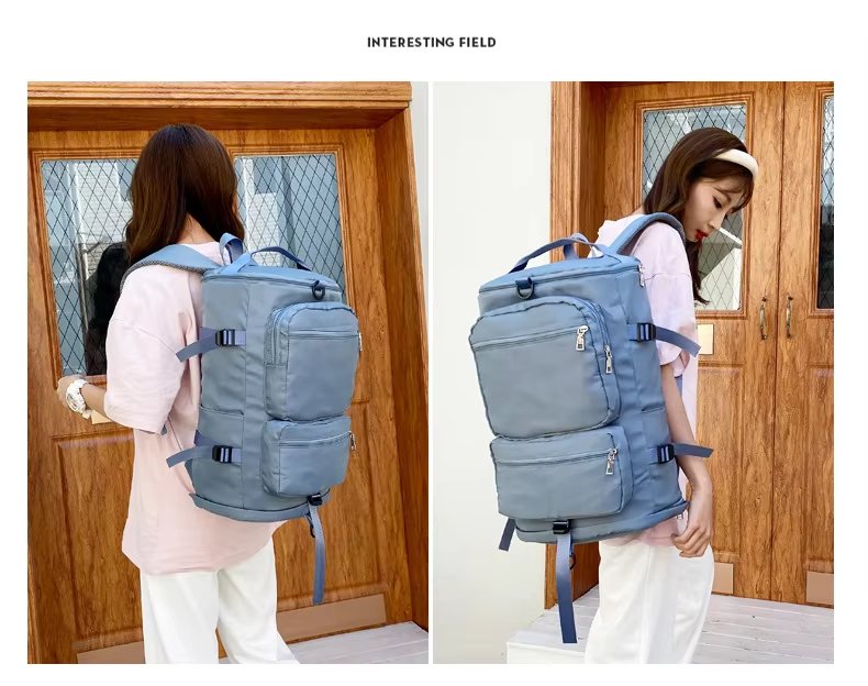 Waterproof Large Capacity Multi-function Gym Sports Travel Hiking Duffel Backpack - product detail