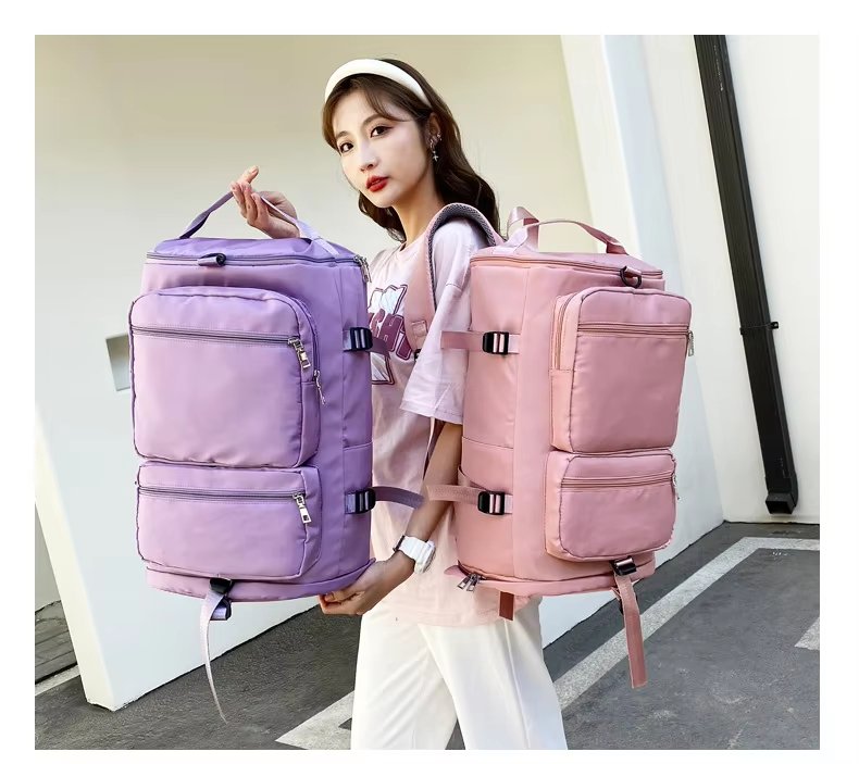 Waterproof Large Capacity Multi-function Gym Sports Travel Hiking Duffel Backpack - product detail