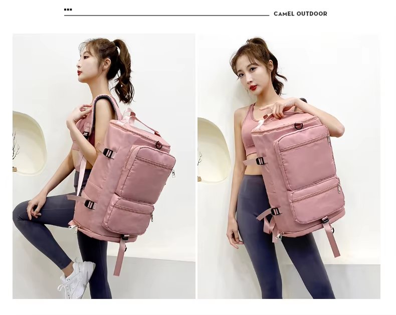 Waterproof Large Capacity Multi-function Gym Sports Travel Hiking Duffel Backpack - product detail