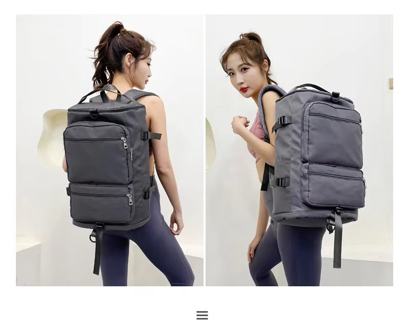 Waterproof Large Capacity Multi-function Gym Sports Travel Hiking Duffel Backpack - product detail