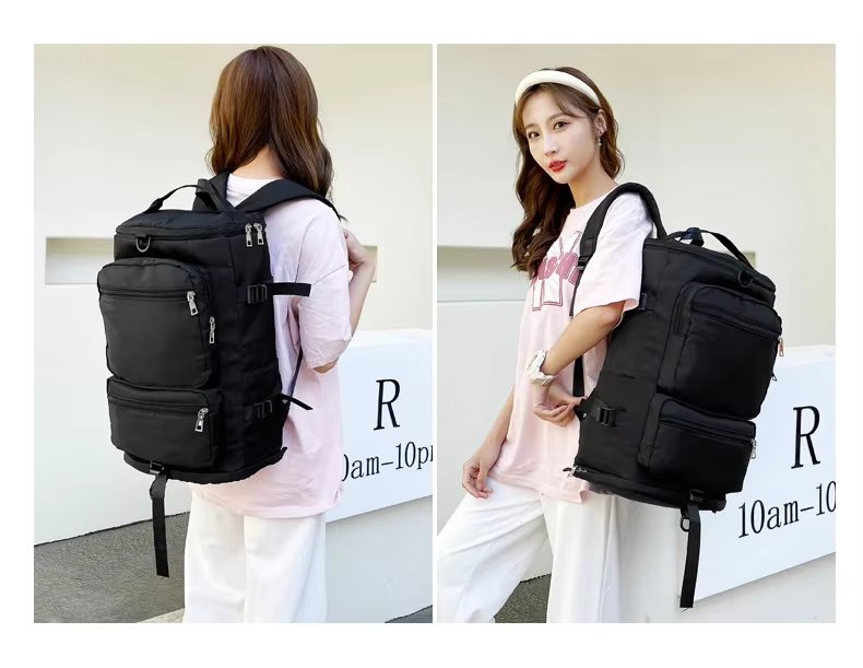 Waterproof Large Capacity Multi-function Gym Sports Travel Hiking Duffel Backpack - product detail